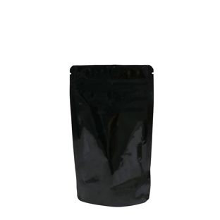 Standbodenbeutel farbig 85 x 140 mm  | schwarz 