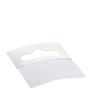 Eurolochaufhänger PET 50 x 50 mm | flexibel, auf Rolle