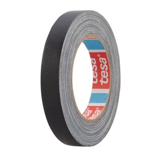 tesa 4651, ruban toilé premium recouvert d’acrylique 19 mm | noir 