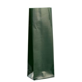 Sachet fond plat, vert 70 x 40 x 205 mm 