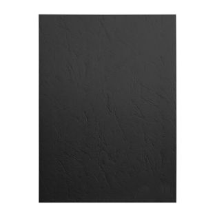 Couverture de reliure A4, cuir noir 