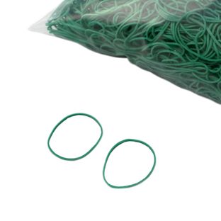 Elastiques en caoutchouc, vert 