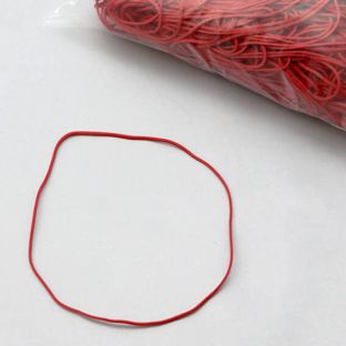 Gummiringe, rot 1 mm | 120 mm