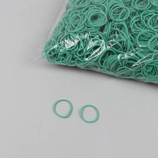 Gummiringe, grün 1 mm | 20 mm