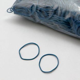 Elastiques en caoutchouc, bleu 1 mm | 40 mm