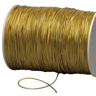 Gummischnur 2 mm gold | 500 m