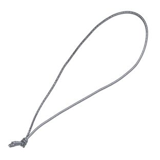 Fertigschleifen mit Einfachknoten silber | 125 mm