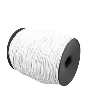 Gummischnur 2,5 mm weiß | 200 m