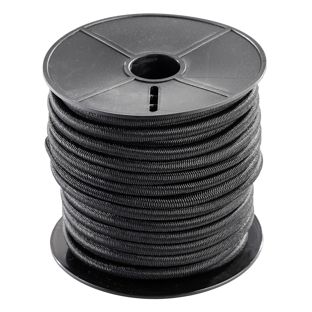 Corde élastique 6 mm noir 