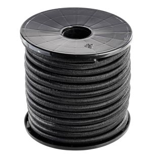 Corde élastique 10 mm, noire 