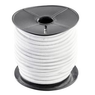 Corde élastique 6 mm blanc 