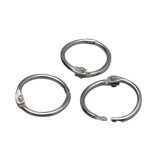 Anneaux de reliure métal 19 mm  | argent 