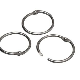 Anneaux de reliure métal 32 mm  | argent 