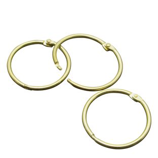 Heftringe Metall gold | 32 mm