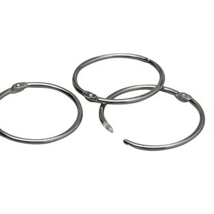 Anneaux de reliure métal 63 mm  | argent 