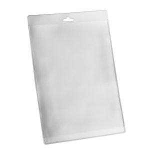 Ausweishüllen A6, Hochformat, aus Weich-PVC mit Euroloch 