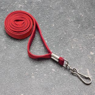 Lanyard, largeur 10 mm null | avec crochet métal pivotant