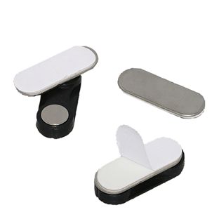 Aimant pour badges nominatifs, auto-adhésif 33 x 12 mm  | 2 aimants 