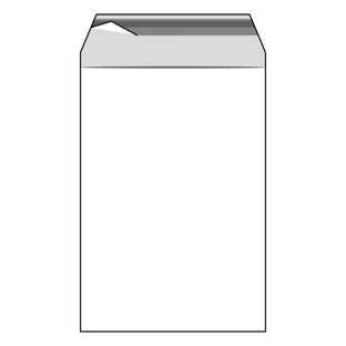 Klappenbeutel, wiederverschließbar, PE-Folie, transparent 105 x 150 mm  | 50 µm