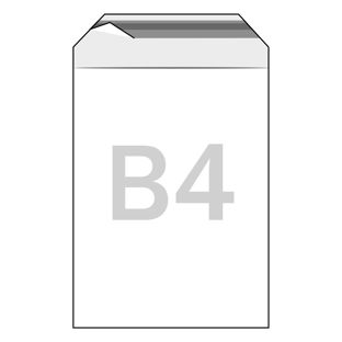 Klappenbeutel permanent, PE-Folie, transparent 250 x 350 mm