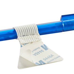 Porte-stylo élastique PREMIUM blanc 