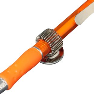 Porte-stylo, en métal, aimanté 