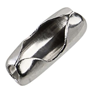 Einpressverschlüsse für Kugelketten silber | 1,5 mm