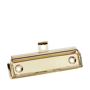 Drahtbügel-Klemmmechaniken mit ausschiebbarem Hänger, 100 x 30 mm, vermessingt 100 x 30 mm | mit ausschiebbarem Hänger