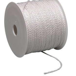 Cordon de viscose sur rouleau, 2 mm x 100 m blanc 