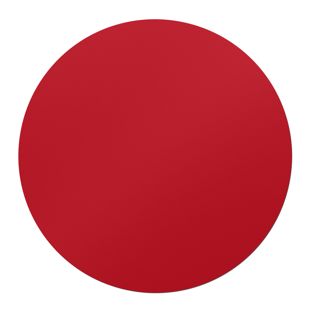 Pastilles autocollantes de couleur résistantes aux intempéries rouge  | 12 mm