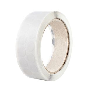 Gewebeklebepunkte, silber 2-bahnig | 15 mm | 1.000 STK