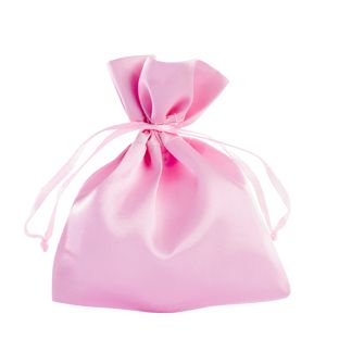 Sac en satin 80 x 100 mm  | rose 