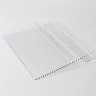 Pochette d'identification pour rehausse-palette en bois, avec pli de serrage, avant raccourci A5