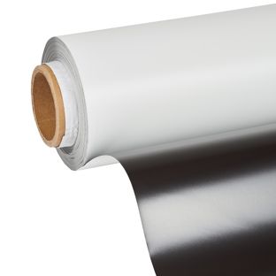 Eisenpapier/Eisenfolie weiß, 0,18 mm stark, Rolle mit 50 m 