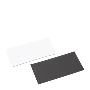 Wiederbeschreibbare Magnetetiketten, Magnetstreifen 50 x 100 mm 
