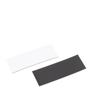 Wiederbeschreibbare Magnetetiketten, Magnetstreifen 30 x 80 mm