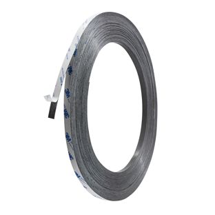 Bande magnétique adhésive, forte 10 mm | 1 mm | 30 m