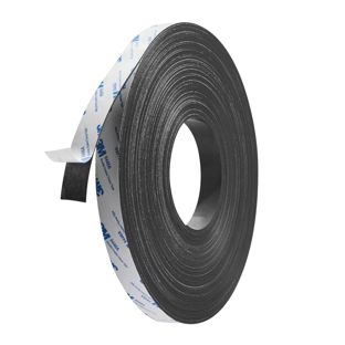Bande magnétique adhésive, forte 20 mm | 1 mm | 30 m