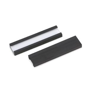 Etikettenhalter, C-Profil, magnetisch,  Abschnitte 10 mm | 40 mm | 
