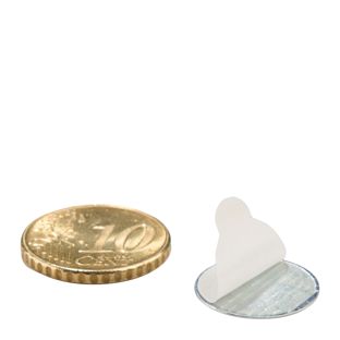 Pastille métallique adhésive 16 mm