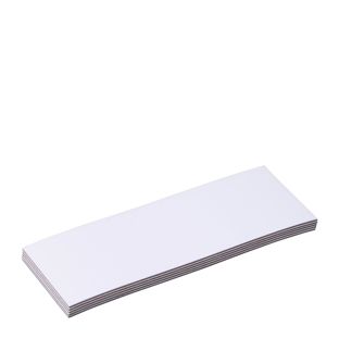 Magnetetiketten beschreibbar 30 x 80 mm  | weiß 