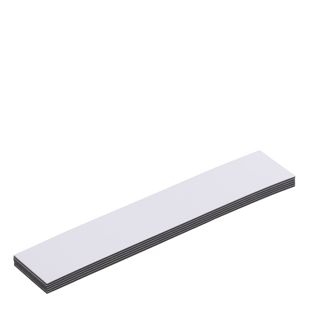 Étiquettes magnétiques inscriptibles blanc | 20 x 100 mm