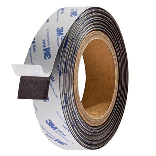 Neodym Magnetband, selbstklebend, extra stark 30 mm | 100 g/cm² | 10 m | 0,5 mm