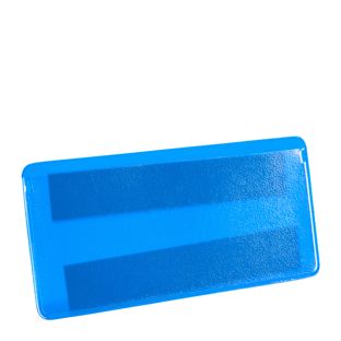 Etikettentaschen magnetisch 110 x 50 mm  | blau 