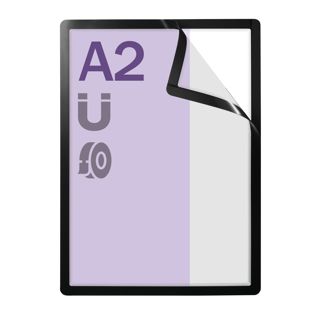 Magnetrahmen A2, selbstklebend schwarz 