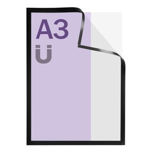 Magnetrahmen A3, magnetisch schwarz
