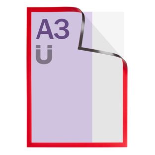 Magnetrahmen A3, magnetisch rot