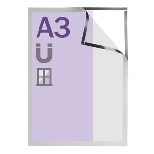Cadre magnétique A3 Window Frame argent 
