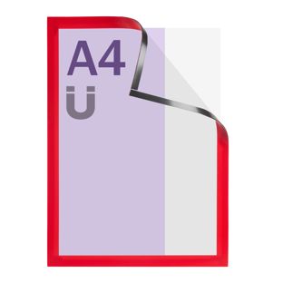Magnetrahmen A4, magnetisch rot
