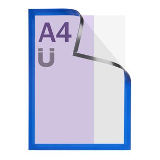Cadre magnétique A4, magnétique bleu 